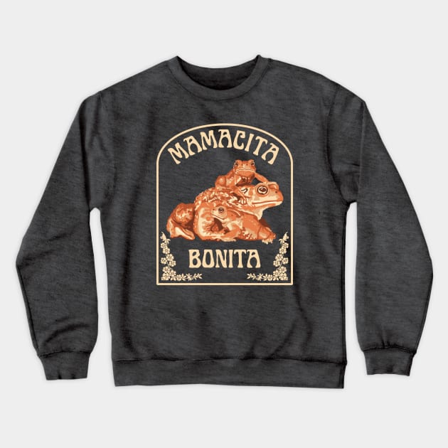 Mamacita Bonita Toads Crewneck Sweatshirt by Slightly Unhinged